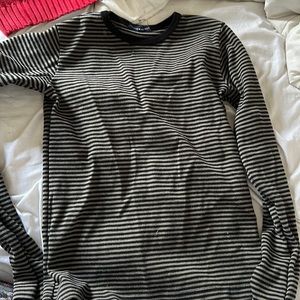 brandy Melville dark striped long sleeve tee